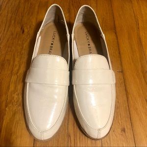 Lucky Brand cream  white  loafer  flat 1.5cm heel